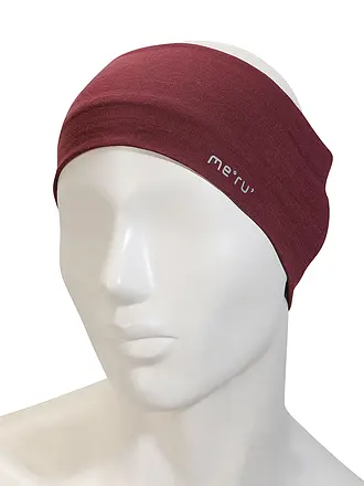 MERU | Bandeau Ringsted Wool | dunkelrot